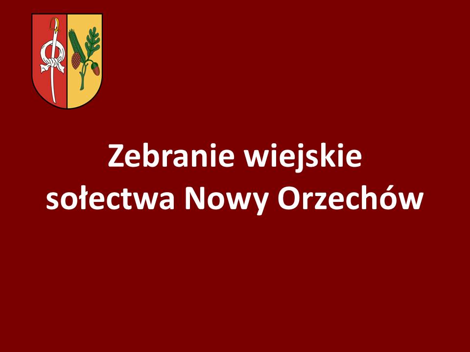 ogłoszenie Nowy Orzechów