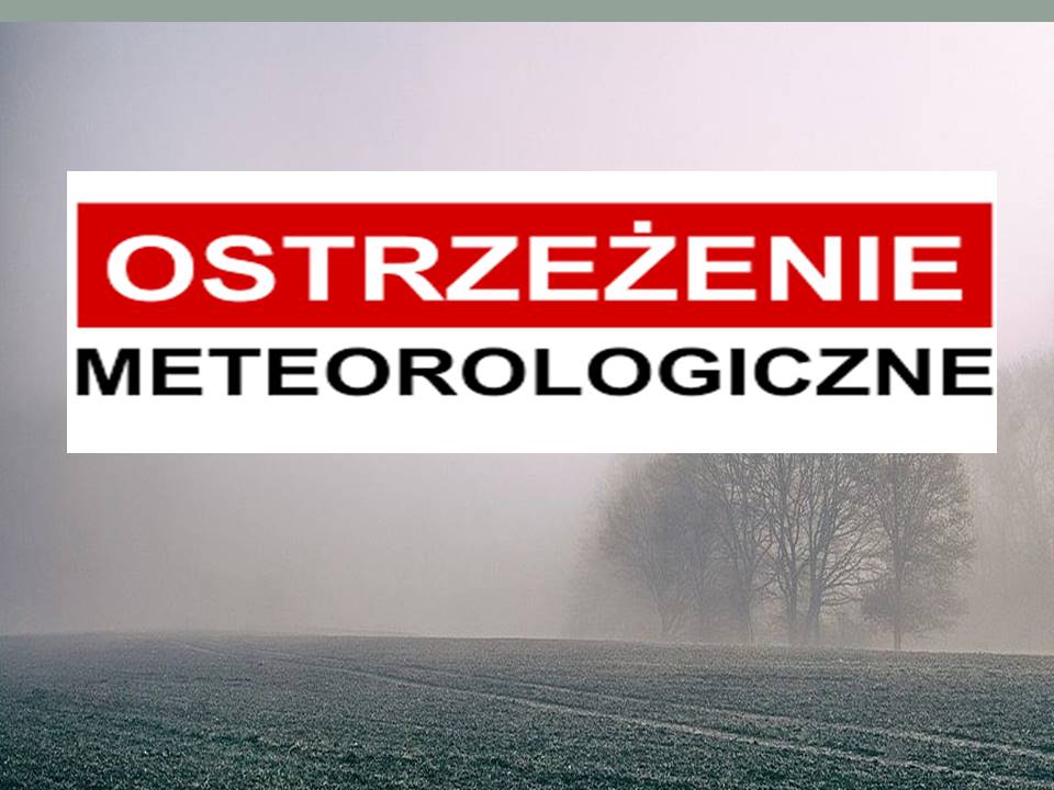 ostrzeżenie - mgła