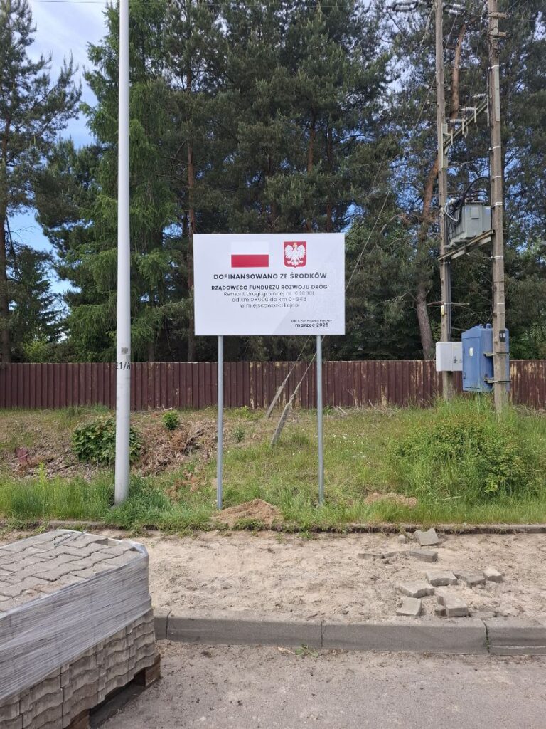 Informacja – remont drogi w Lejnie